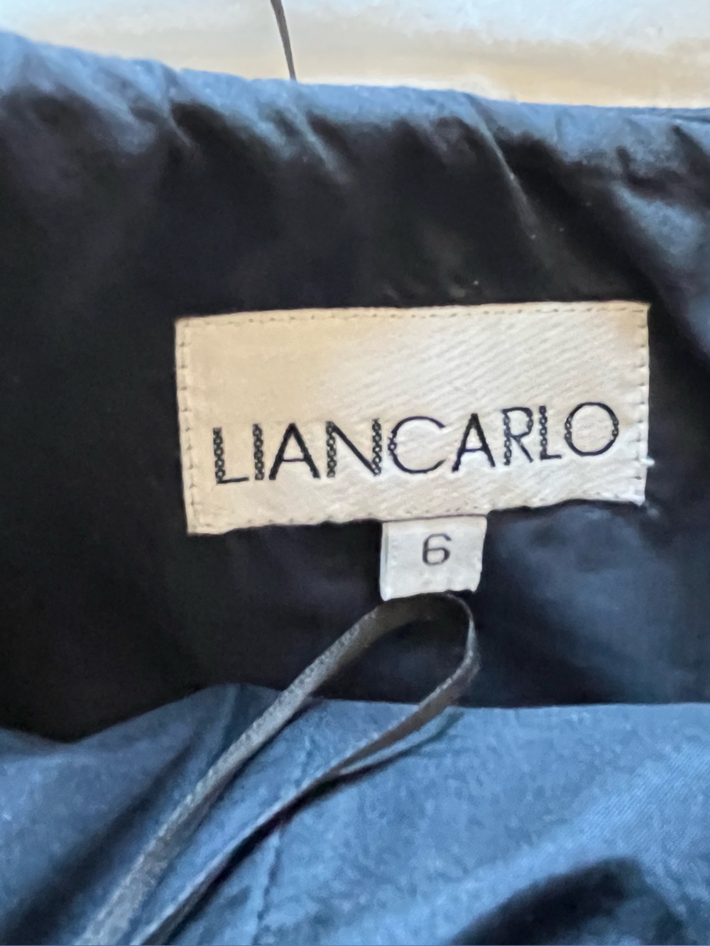 Liancarlo Classic Strapless A-Line Dress in Black - Picture 3 of 4